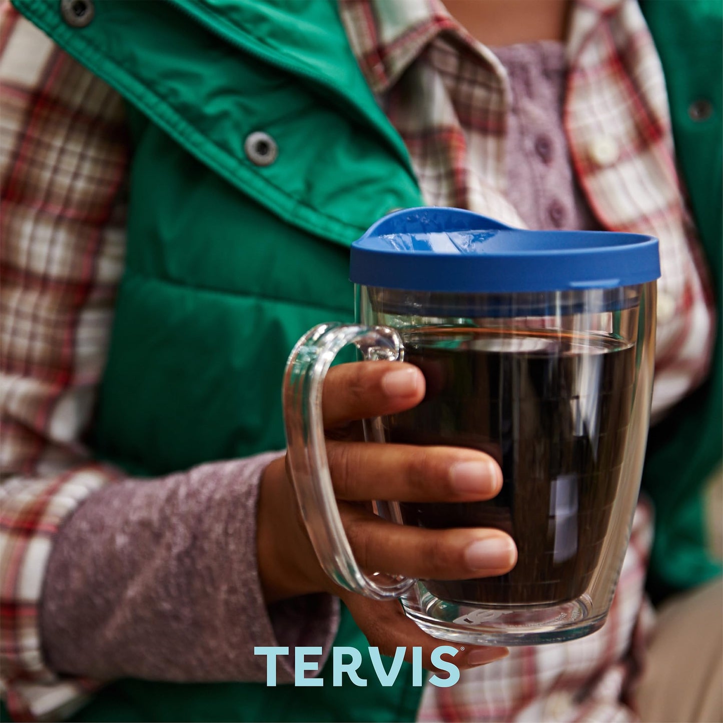 Tervis Peanuts Christmas Collage Made in USA Double Walled Insulated Tumbler Travel Cup Keeps Drinks Cold & Hot, 16oz Mug, Classic