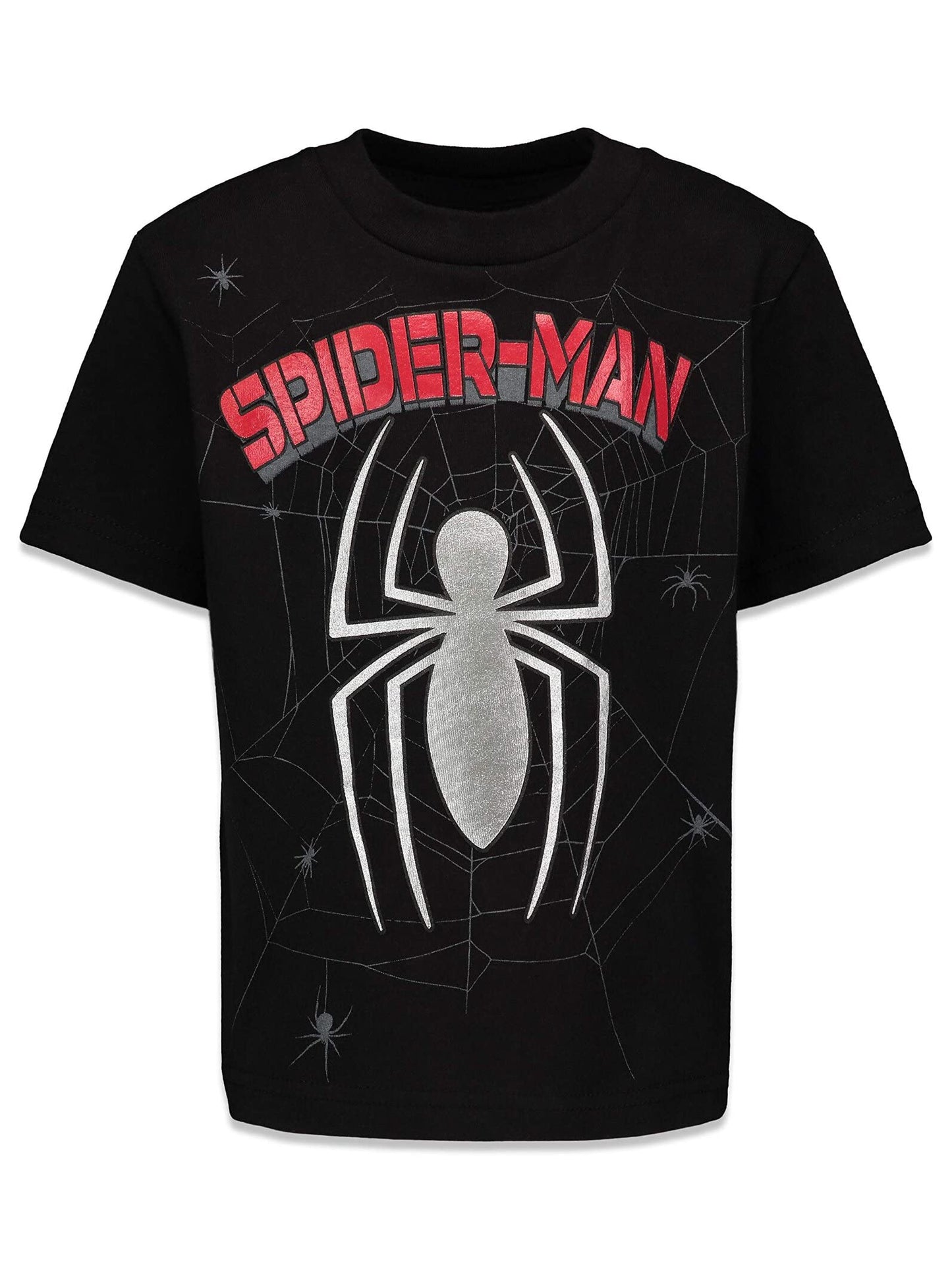 Marvel Spider-Man Toddler Boys 4 Pack T-Shirts Spiderman 5T