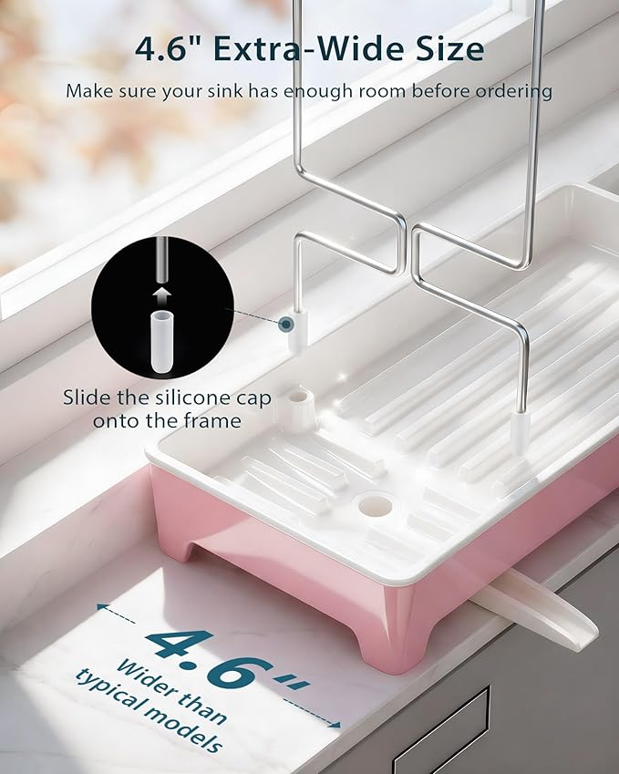 Minimalist Sink Caddy, Rustproof Sponge Holder