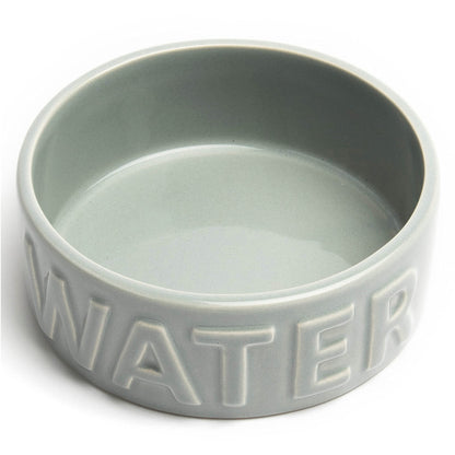 Park Life Designs Pet Bowl | Classic Water (Medium, Grey)