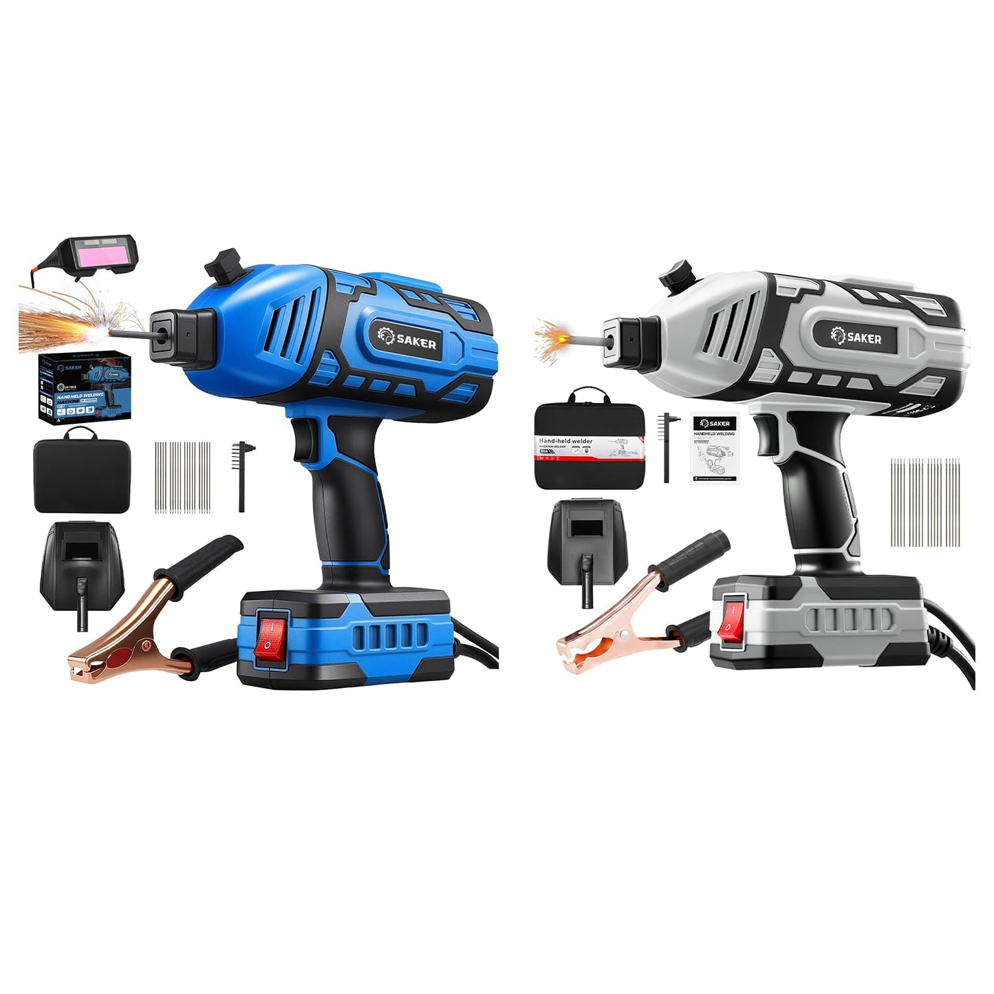 Saker Portable Electric Welding Machine(grey)-Saker Portable Welding Machine(blue)