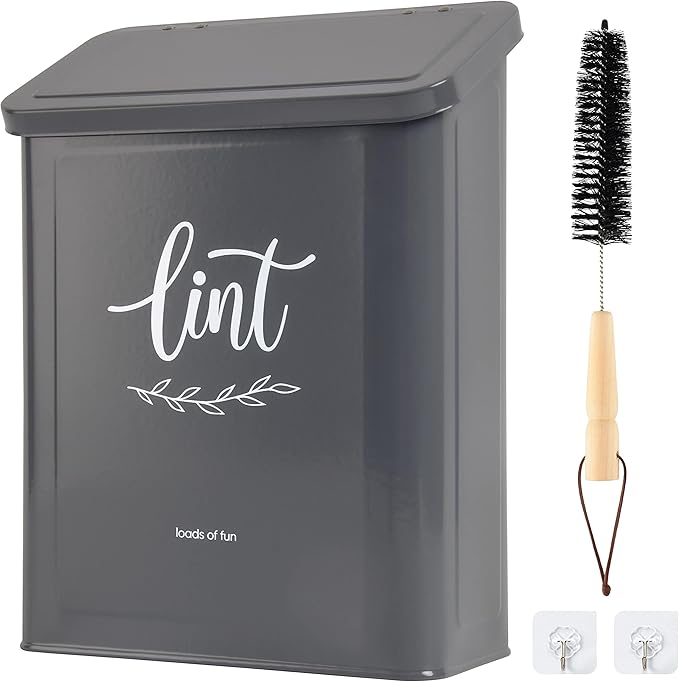 PERFNIQUE Magnetic Lint Bin for Laundry Room