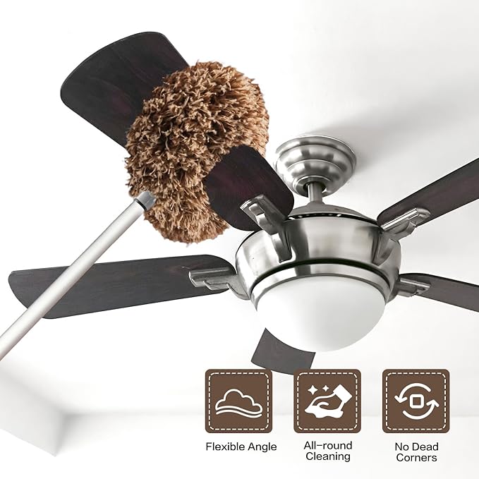 Ceiling Fan Cleaner Duster Reusable Microfiber Ceiling Fan Blade Cleaner