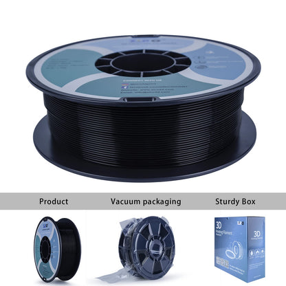 ZIRO PLA Filament 1.75mm, 3D Printer Filament PLA PRO Basic Color Series 1.75MM 1kg (2.2lbs), Dimensional Accuracy +/- 0.03mm, Black