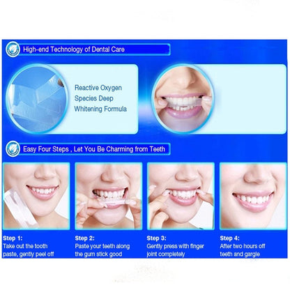 KAV PLUS 56 Professional Teeth Whitening Strips – Advanced Enamel-Safe Bleaching Strips for Sensitive Teeth, Home Whitening Kit for a Brighter Smile