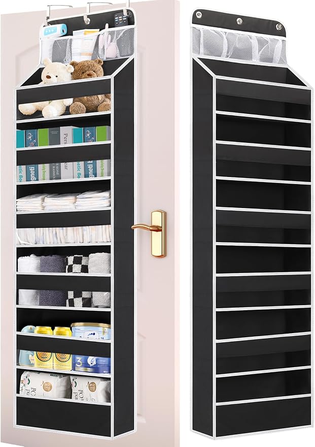 Over the Door Storage Hanging, 6 Tier Behind Door Organizer
