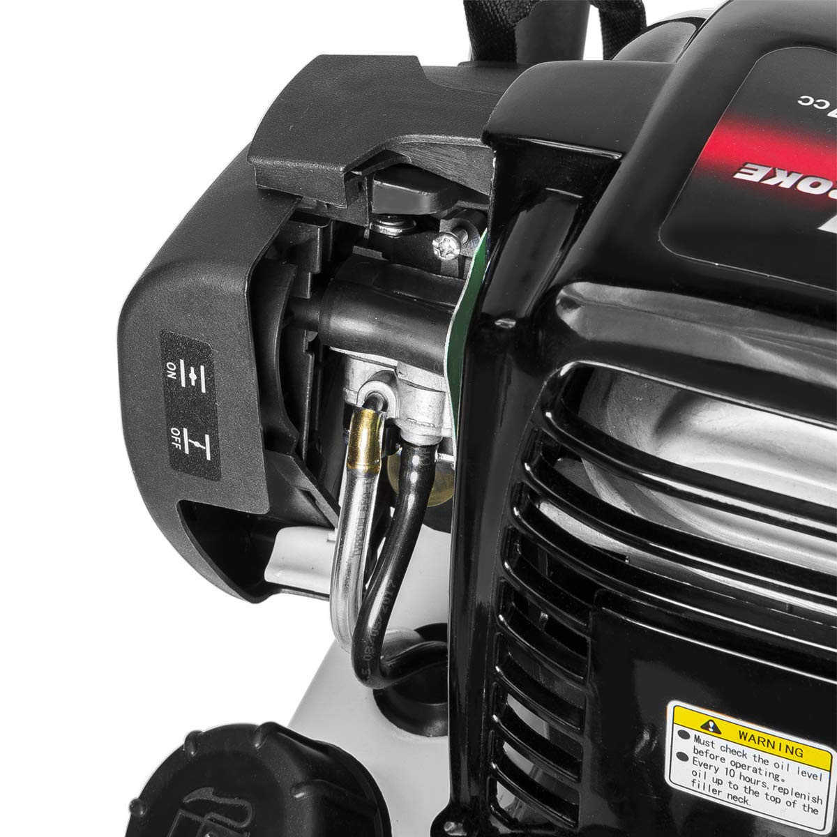 XtremepowerUS 38CC Gas Powered T Post Driver 4-Stroke Pile Driver Hammer Fence Post Driver Piledriver Gasoline Powered T-Post Driver Gas Post Driver