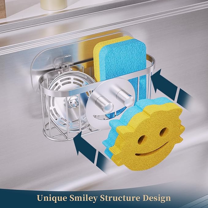 Consumest Sponge Holder Smiley Face