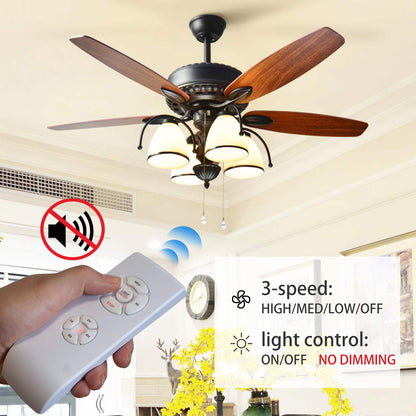 Universal Smart WiFi Ceiling Fan Remote Control Kit, Compatible with Alexa, Google Assistant and Smart Life App, No Hub Required DIMMER