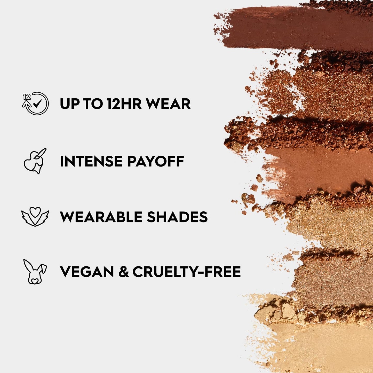 Urban Decay Naked Half Baked Mini, Bronze Neutral Eyeshadow Palette, Matte, Metallic, Shimmer & Glitter Finish, 6 Warm Beige & Brown Eye Shadows, Travel Mini Palette