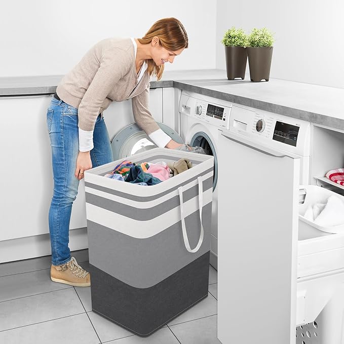 StorageRight Laundry Basket Hamper Large Collapsible Laundry Hamper