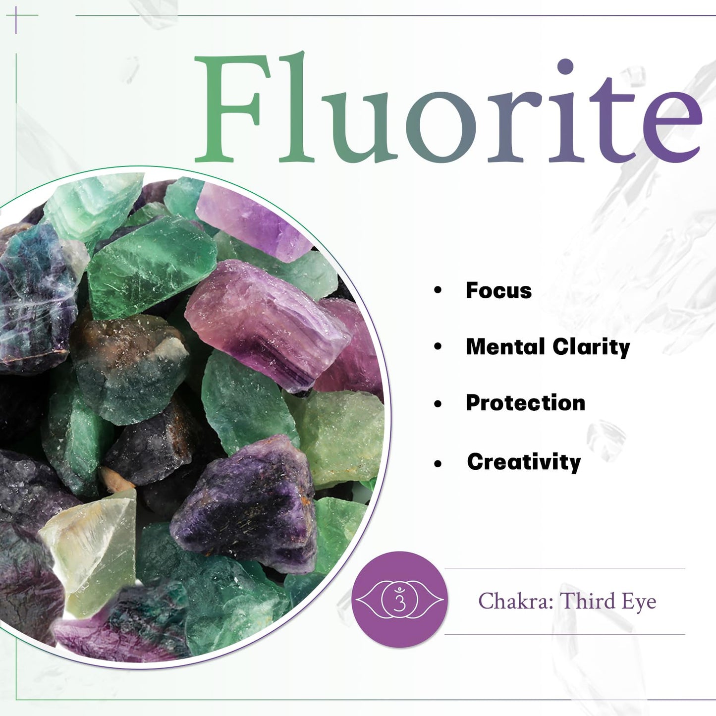 mookaitedecor Natural Fluorite Crystal Money Tree Agate Slice Base Feng Shui Bonsai Crystal Tree for Wealth Luck Desk Decor, 3-4 Inch High