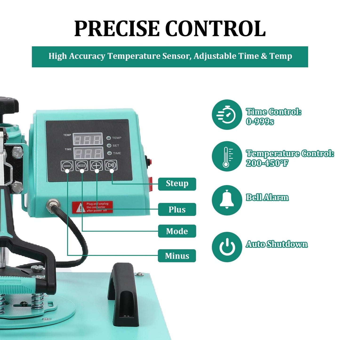 Heat Press Machine 15x15Inch