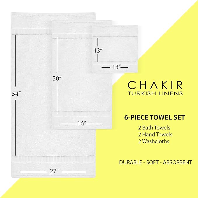 Chakir Turkish Linens Luxury Spa and Hotel Quality Premium Turkish Cotton