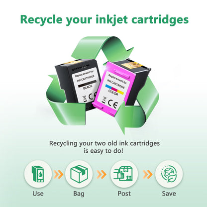 LIFOR Replacement for Canon Ink Cartridges 545XL 546XL PG-545XL CL-546XL for Pixma TS3355 TS3350 TS3150 MG3050 MG2550S MG2950 TR4550 TR4551 TR4650 MX495 (1 Black 1 Colour) Packing May Vary