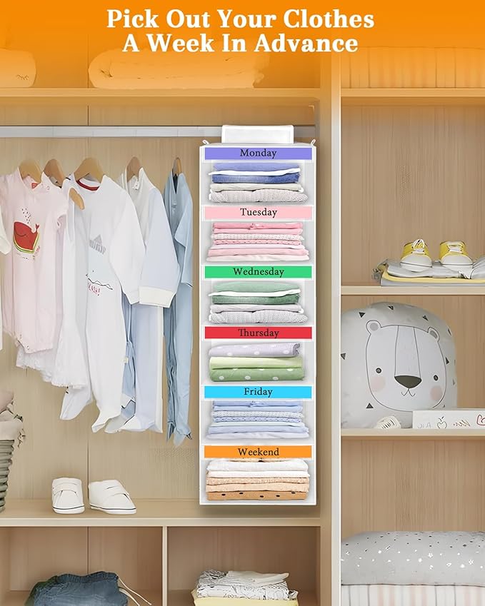 punemi Weekly Clothes Organizer
