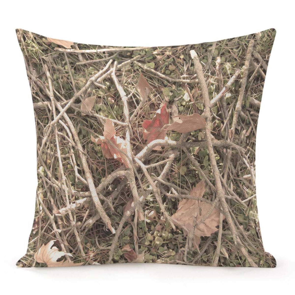 Jiaopenyou Throw Pillow Cover 20x20 Inch,Camouflage Camo Forest Throw Pillow Case,Home Decor Cushion Covers for Sofa Living Room Couch Bed