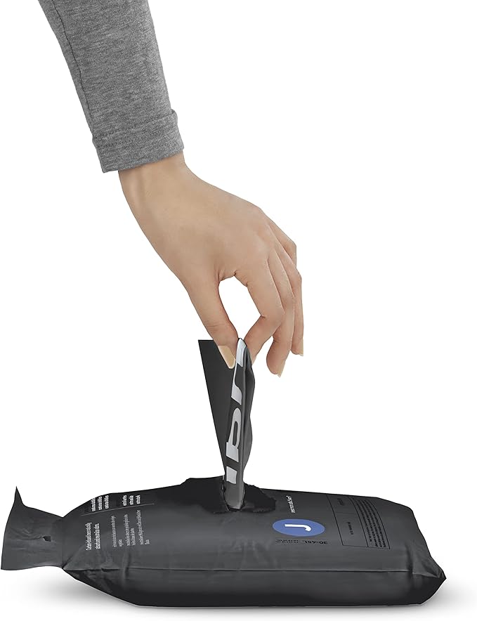 simplehuman Code J 60 Count, Genuine Odorsorb Custom Fit Liners, Drawstring