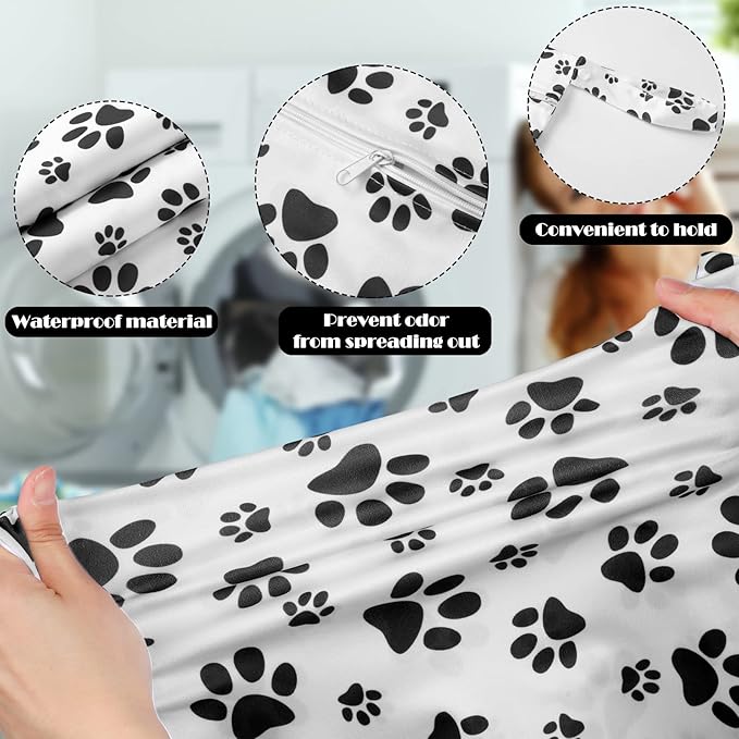 Shappy 2 Pcs Large Travel Laundry Bag Washable Waterproof Wet Dry Large Dirty