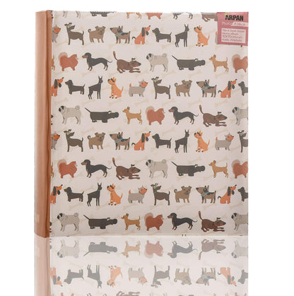 Arpan Cute Dog Photo Album Slip In Case Memo Album 6x4" for 200 Photos Scotty Dogs