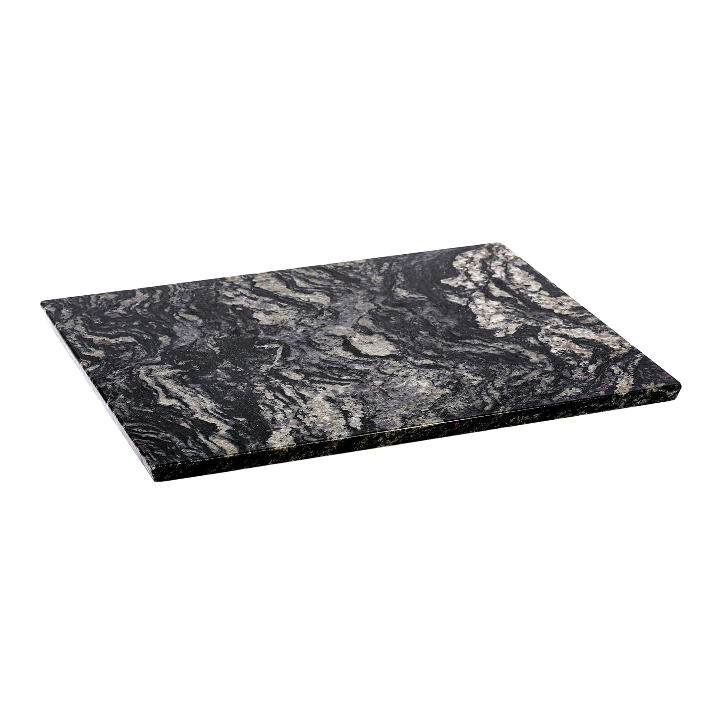 Koville Brazilian Natural Granite Cutting Board for Kitchen, 16x20inch Extra Large Hand Crafted Stone Slab for Cheese, Charcuterie, Pastry Board - Wedding Gift, House Warming Gift