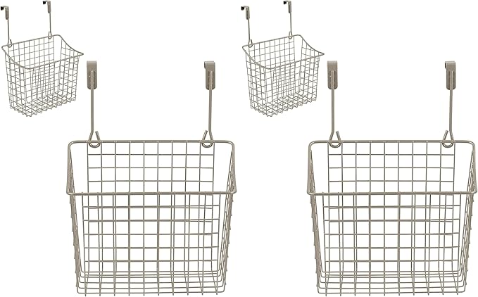 Spectrum Grid Over The Cabinet Wire Storage Basket Large