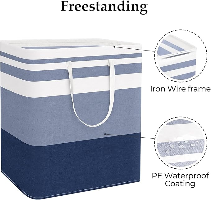 StorageRight Laundry Basket Hamper Large Collapsible Laundry Hamper