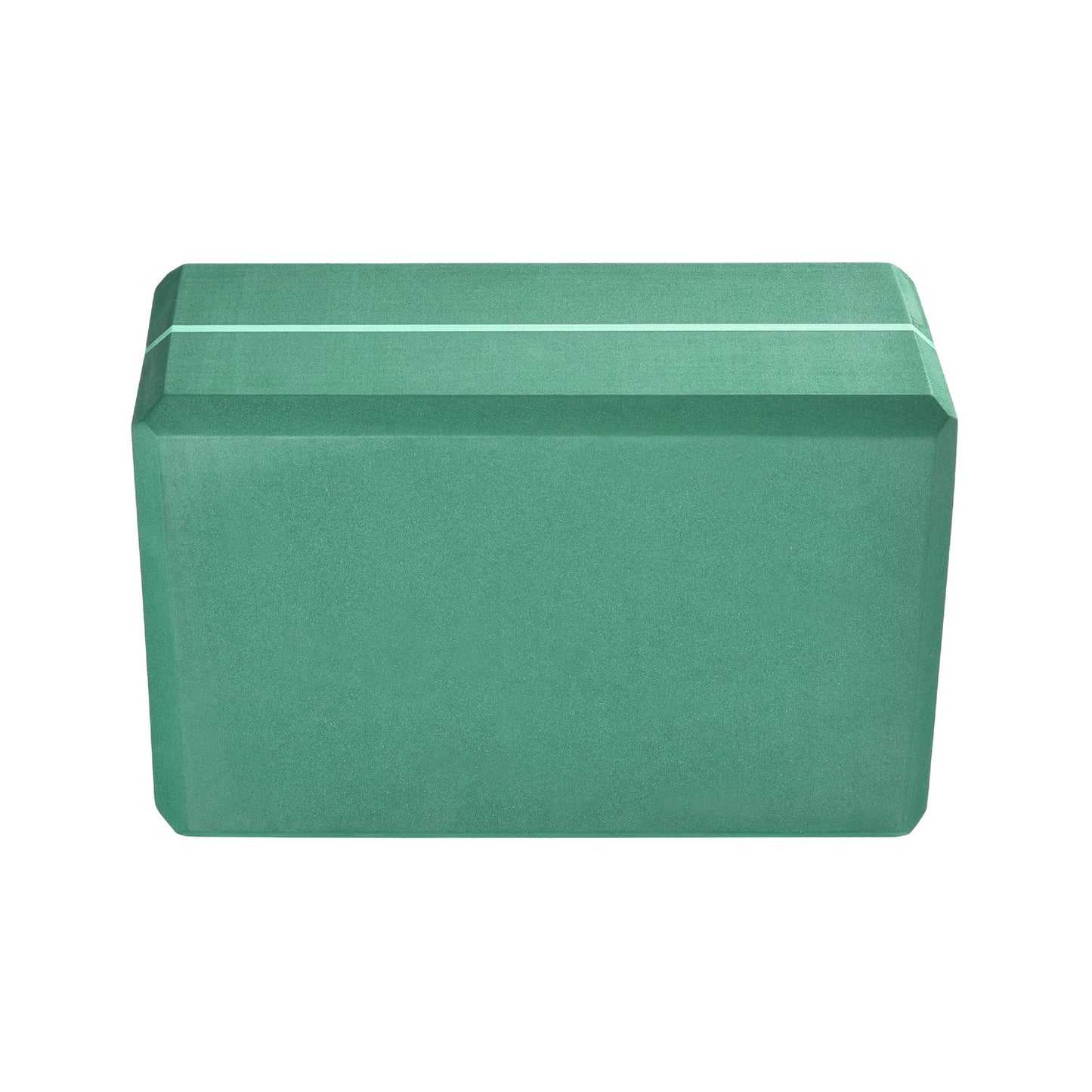 Hugger Mugger 4 in. Foam Yoga Block - Strong and Stable, Beveled Edges for Comfort, Most Favored Block Size, Helps with Alignment and Support in Many Poses