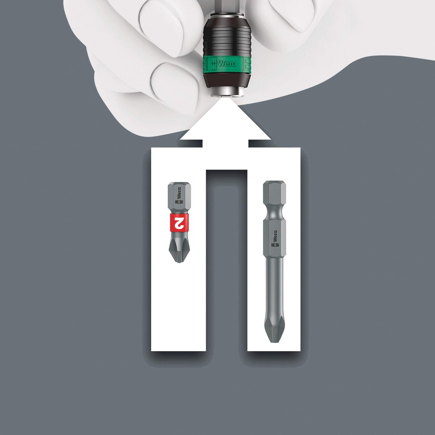 Wera Kraftform Kompakt 60 Bit-Holding screwdriver & Bit Set, PH/PZ/SL/TXBO/HEX, 17pc, 05059295001