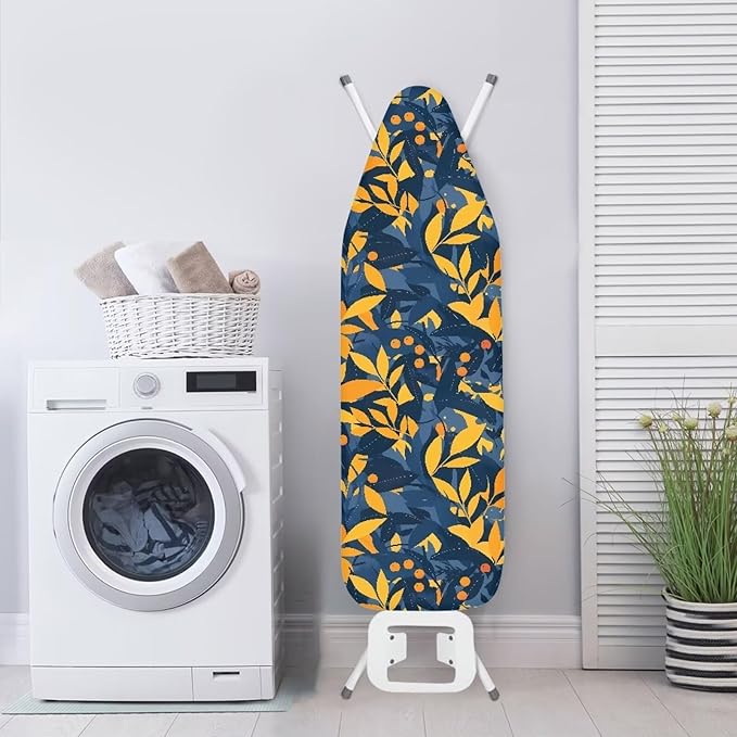 Forest Leaves Ironing Board Cover, Modern Plant Leaf Grade Standard Size