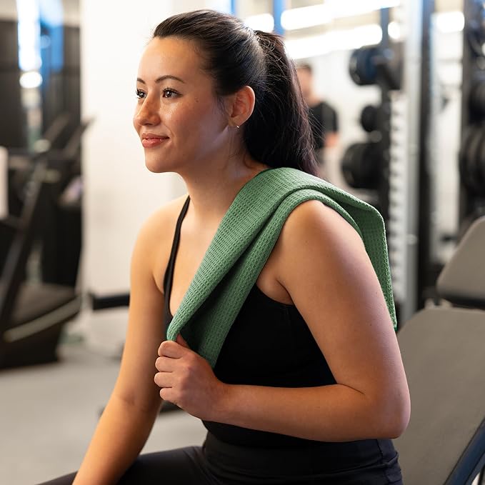 S&T INC. Microfiber Gym Towels, Yoga Towel