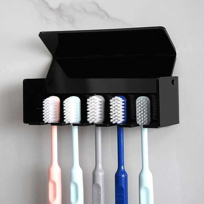 5 Slots Wall Mount Toothbrush Holder