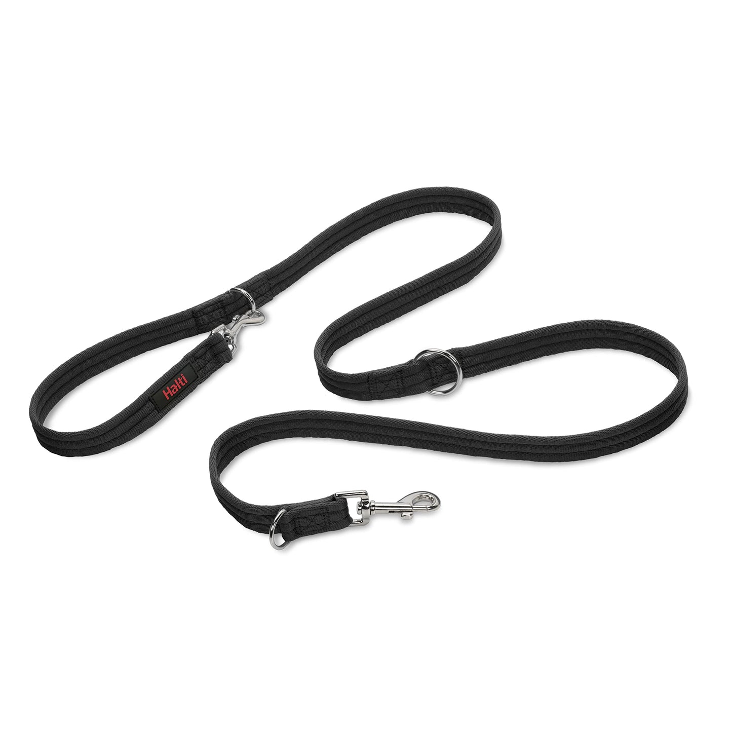 Halti Training Lead For Dogs, Double Ended Dog Training Lead for Halti Head Collar and No Pull Harness, Black Training Lead for Medium Dogs and Large Dogs, 14320B