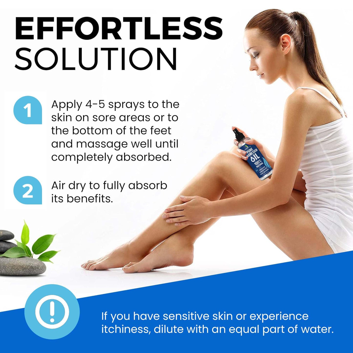 Essentially Based Magnesium Oil Spray | 236ml | Magnesium Spray for Muscles, Restless Legs & Aching Joints | Improve Sleep & Reduces Migraines | Transdermal Magnesium | Magnesium Chloride Oil