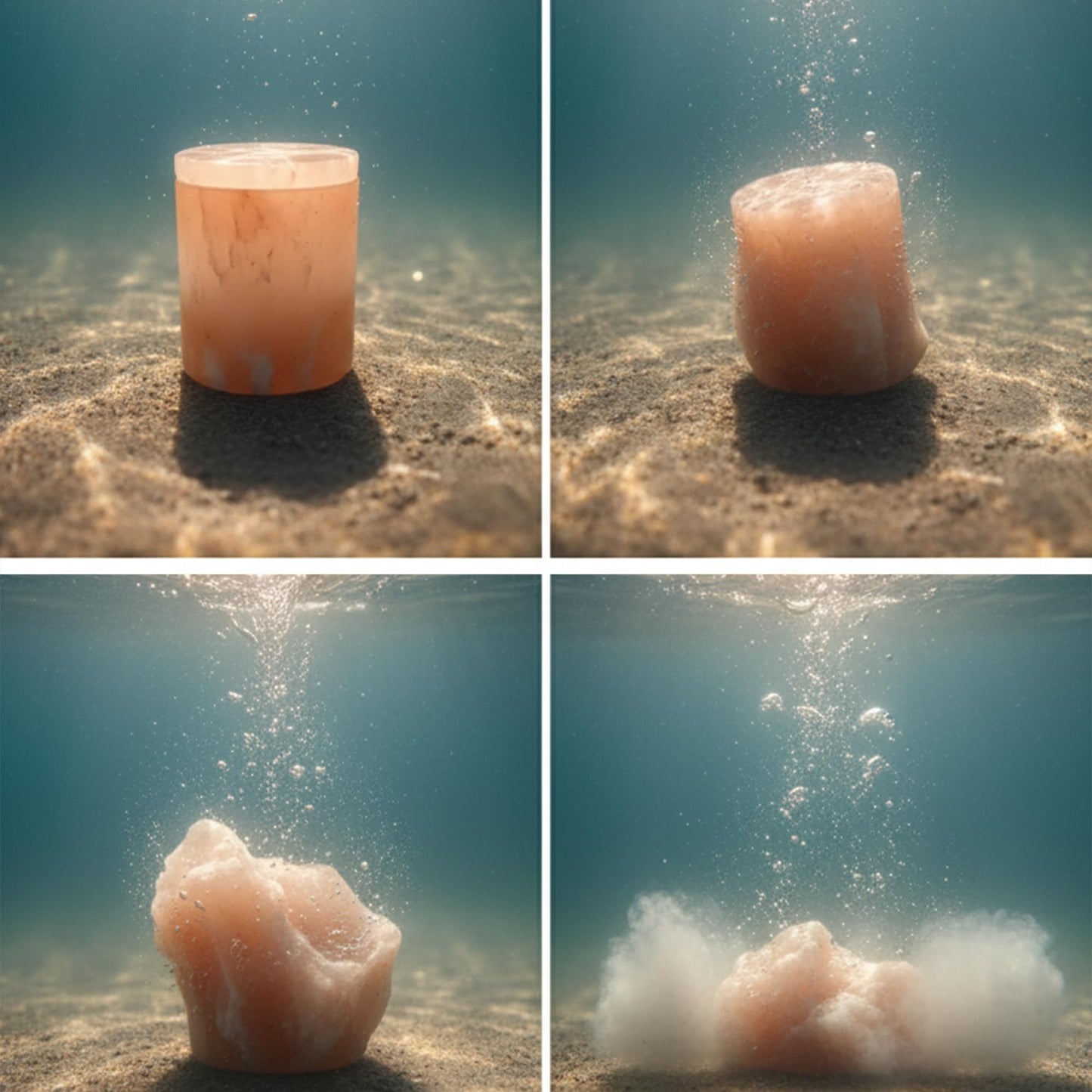 Himalayan Natural Salt Urn- Classical Cylinder Shaped Biodegradable Eco Urn for River or Earth Burial, Adult-Sized Cremation, 10 Inches High, Volume 200 Cubic inches.