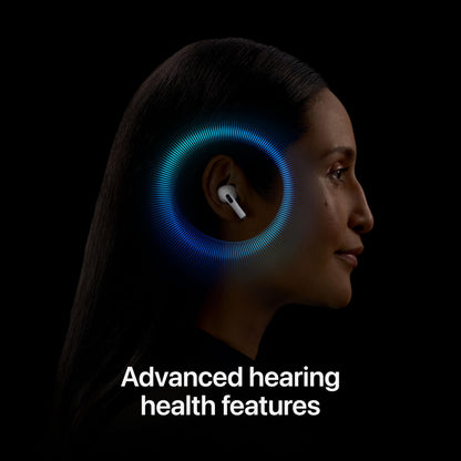 Apple AirPods Pro 2 Wireless Earbuds, Bluetooth Headphones, Active Noise Cancellation, Hearing Aid Feature, Transparency, Personalised Spatial Audio, High Fidelity Sound, H2 Chip, USB C Charging
