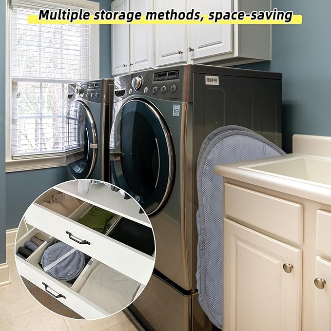 Collapsible Laundry Basket, 90L Foldable Pop-up Laundry Hamper
