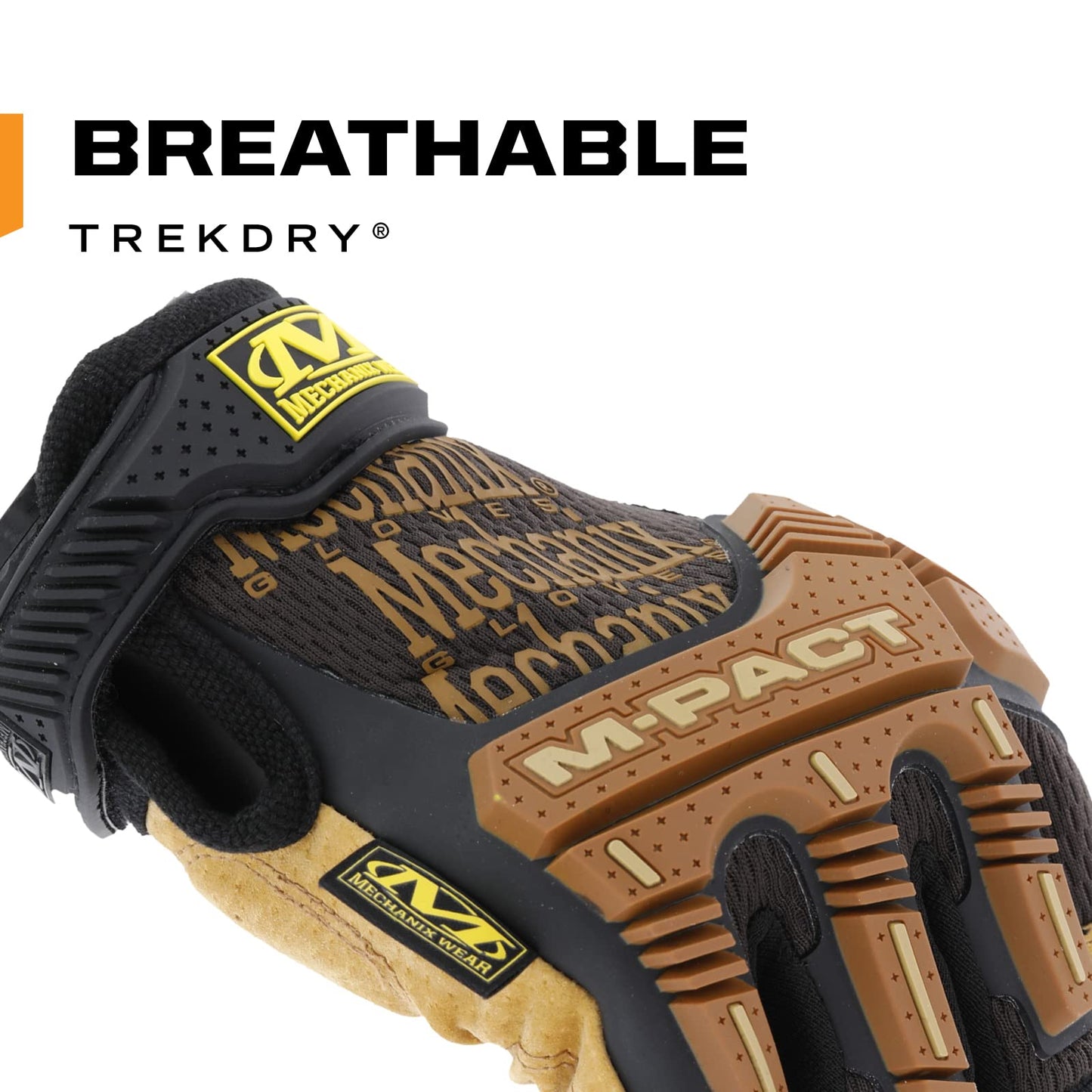 Mechanix Wear - Leather M-Pact Framer Gloves (Large, Black/Brown)
