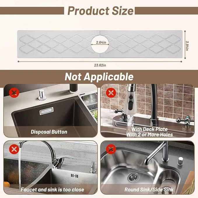 Faucet Mat for Kitchen Sink