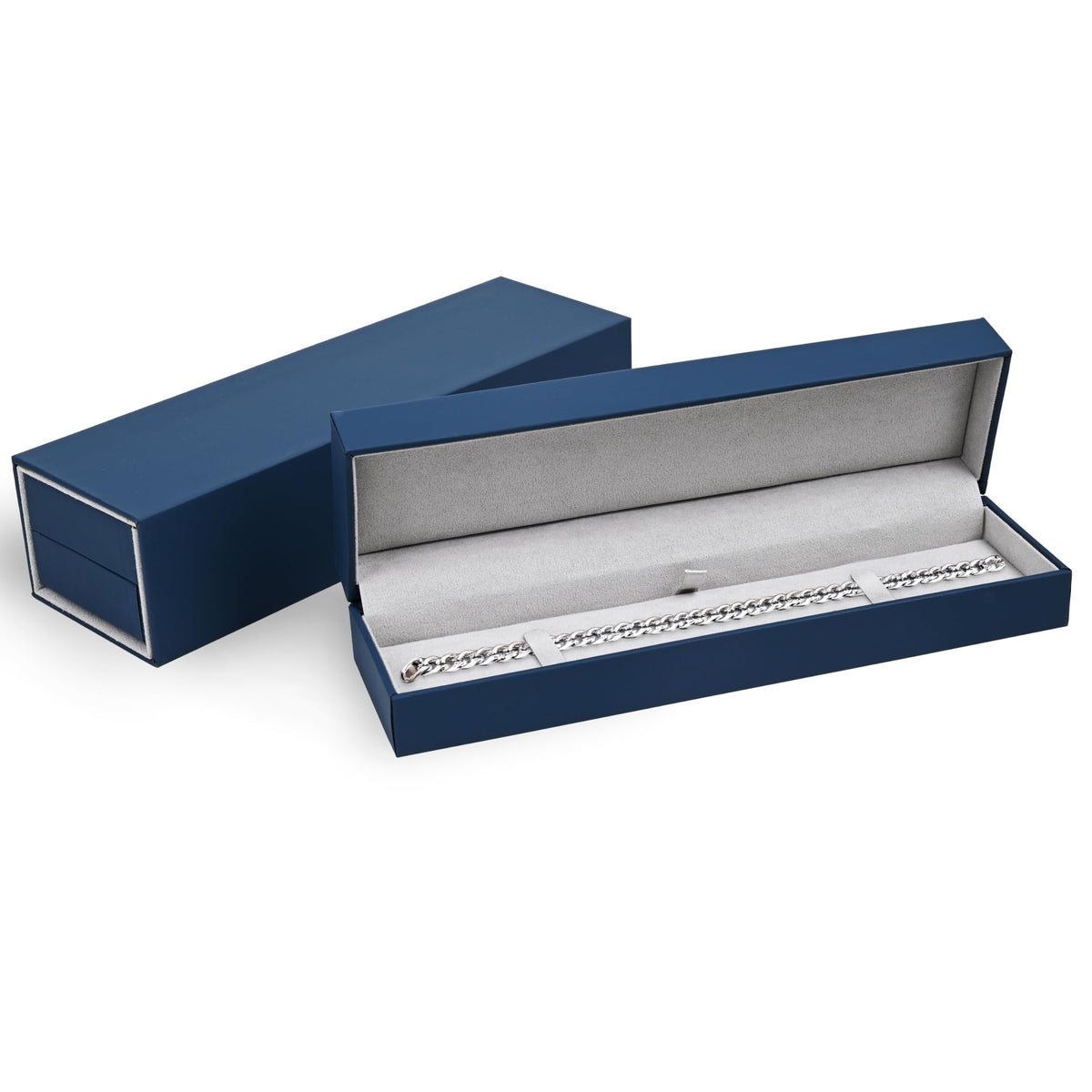 ALLUREPACK Ultra Smooth Soft Touch Bracelet Box - Bracelet & Necklace Box for Women & Men - Luxury Jewelry Box with Sleeve, Suede Interior & Secure Tabs - Ideal for Bracelet Jewelry Gift Box