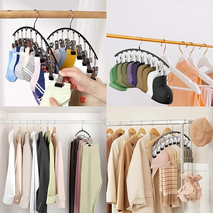 Legging Hangers for Closet Organizer, Hat Hangers for Closet 2 Pack