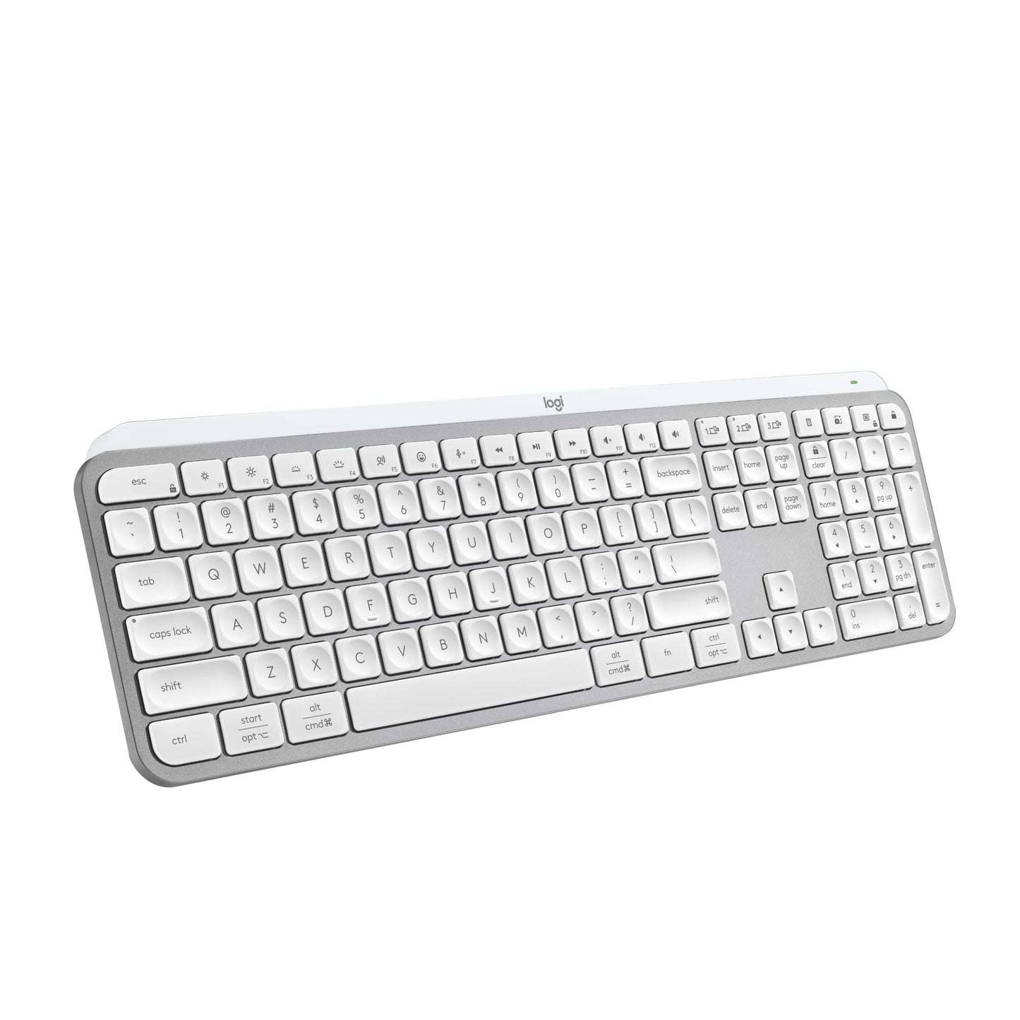 Logitech MX Keys S Wireless Keyboard, Low Profile, Fluid Precise Quiet Typing, Programmable Keys, Backlighting, Bluetooth, USB C Rechargeable, for Windows PC, Linux, Chrome, Mac - Graphite