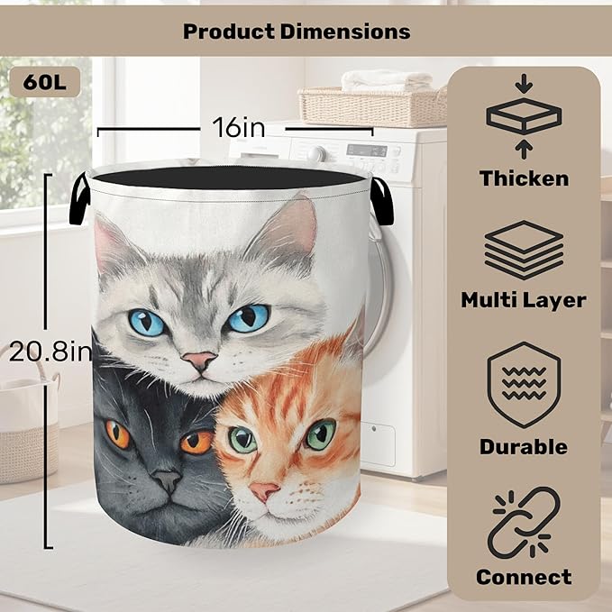 Cat Laundry Basket