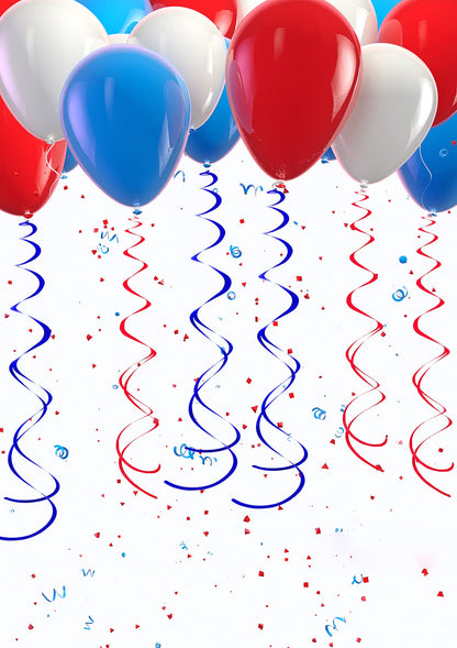 Blue Hanging Swirls Party Decorations 30 pcs Ceiling Swirl Foil Decoration for Baby Shower, Birthday Party