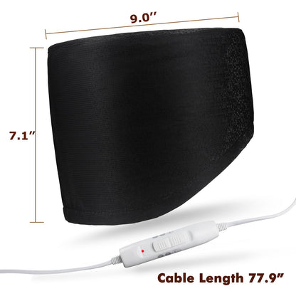 Hair Steamer,Totofac Electric Hair Care Hat Heating Cap with 2 Mode Temperature Control for Hair Spa Home Thermal Treatment Beauty Steamer Cap (Black)