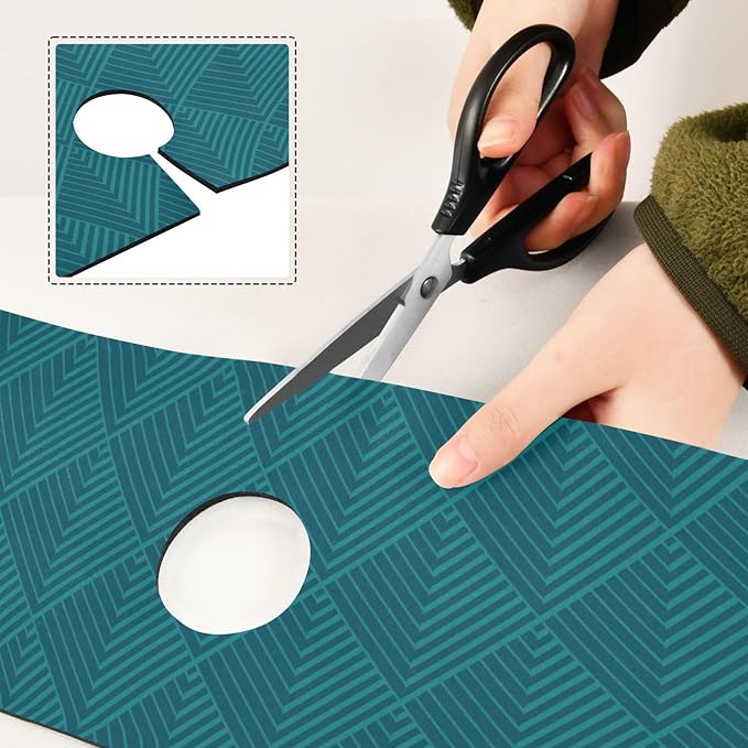 Kitchen Sink Splash Guard 2 PCS 14.7 Inch Sink Faucet Mat Splash Guard