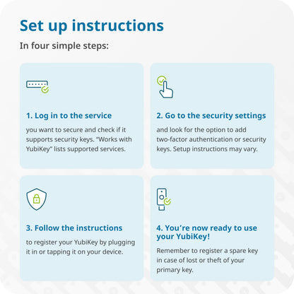Yubico - YubiKey 5C NFC - Two-factor authentication (2FA) security key, connect via USB-C or NFC, FIDO certified - Protect your online accounts