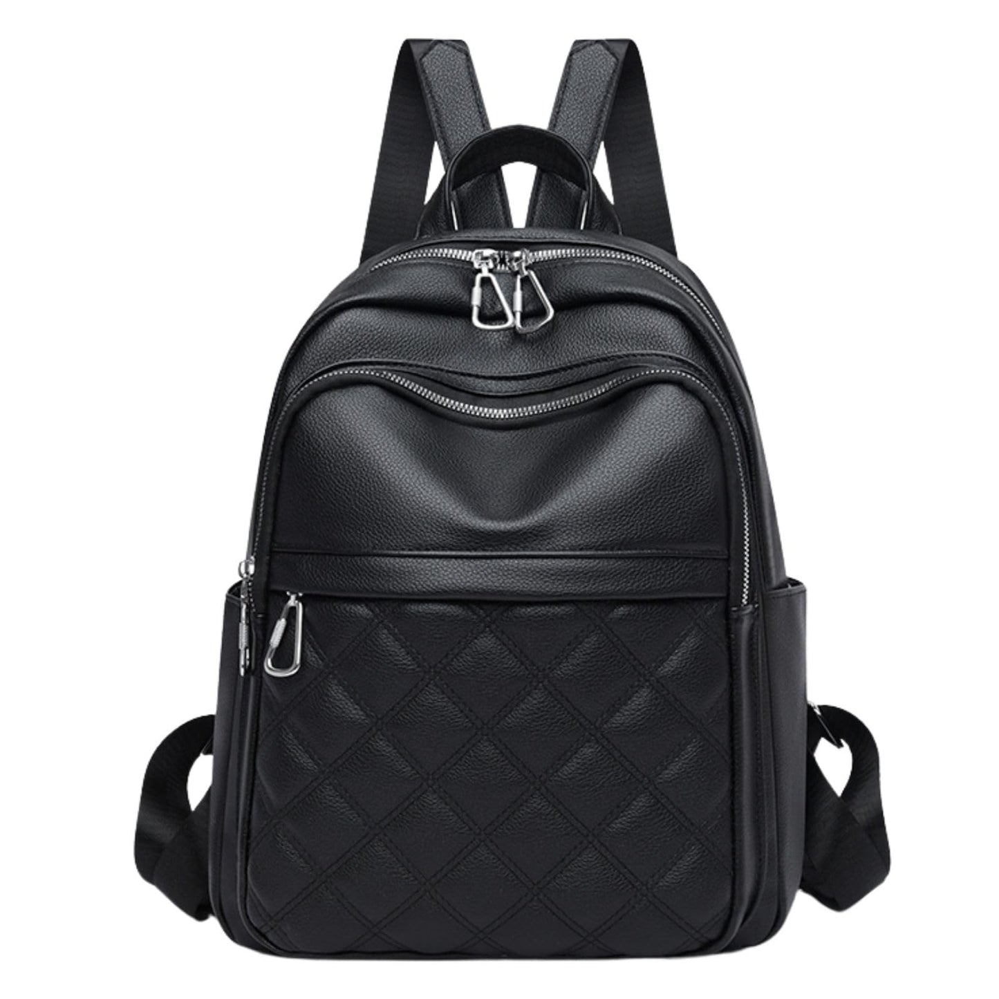 Travistar Backpack Womens Fashion Rucksack Bag PU Leather Backpack for Women Ladies Backpacks Anti Theft Casual Daypack for Leisure, Travel, School (Black)