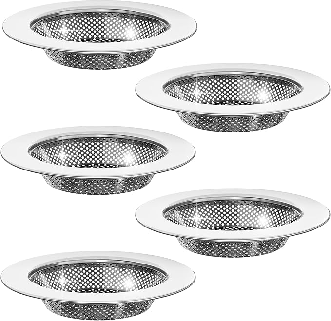 Kitchen Sink Strainer, Stainless Steel Sink Drain Strainer, Dishwasher Safe
