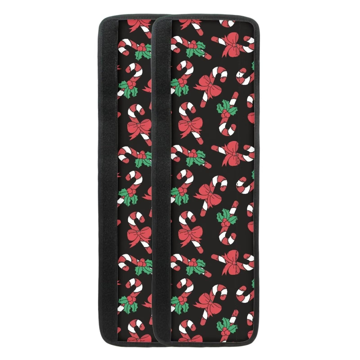 GLENLCWE Christmas Candy Print Refrigerator Door Handle Covers Protectors Kitchen Appliance Handles Kitchen Decor Protectors Anti-Static Stains Resistant,2PCs,Christmas Decorations